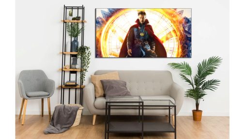 Elevate your decor with this captivating handmade oil painting on canvas, showcasing Doctor Strange in front of the renowned sanctuary window of New York City. With intricate details and vibrant hues, this artwork brings the Marvel sorcerer to life in a mesmerizing scene. Perfect for fans of Doctor Strange and lovers of iconic landmarks, this piece adds a touch of mystique and magic to any space. Immerse yourself in the enchanting world of sorcery and heroism with this striking portrayal, sure to evoke wonder and fascination.