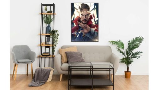 Revitalize your decor with this captivating handmade oil painting on canvas, featuring a mesmerizing portrait of Doctor Strange within a striking breaking mirror design. With intricate detailing and vivid colors, this artwork encapsulates the enigmatic essence of the Marvel sorcerer in a visually captivating manner. Ideal for fans of Doctor Strange and lovers of distinctive artistry, this piece brings an element of mystique and allure to any space. Immerse yourself in the enchanting realm of magic and mystery with this captivating portrayal, bound to spark fascination and wonder.