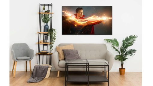 Transform your decor with this mesmerizing handmade oil painting on canvas, featuring Doctor Strange harnessing the force of thunderous magic in an electrifying attack. With intricate details and vivid colors, this artwork brings the action-packed scene to life, captivating viewers with its dynamic energy. Ideal for fans of Doctor Strange and lovers of dramatic art, this piece adds an electrifying focal point to any space. Immerse yourself in the mystical realm of sorcery and heroism with this striking portrayal, sure to ignite imagination and fascination.