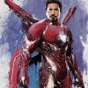 Revamp your space with this captivating handmade oil painting on canvas, featuring Tony Stark, also known as Iron Man, adorned in his iconic Mark 85 armor. With meticulous brushwork and vibrant colors, this artwork captures the essence of the beloved superhero in all his heroic glory. Perfect for Marvel fans and art enthusiasts, this piece adds a dynamic and powerful touch to any room. Immerse yourself in the thrilling world of Tony Stark with this striking portrayal, guaranteed to command attention and evoke admiration.