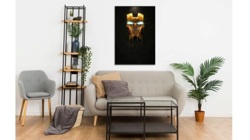 Elevate your decor with this stunning handmade oil painting on canvas, featuring the renowned Iron Man helmet from Marvel immersed in a captivating sinking design. With intricate details and vibrant colors, this artwork evokes the powerful symbolism of the iconic superhero's helmet descending underwater. Ideal for Marvel enthusiasts and art lovers, this piece adds a dynamic and poignant element to any room. Immerse yourself in the world of Tony Stark with this striking portrayal, sure to spark conversation and captivate viewers.