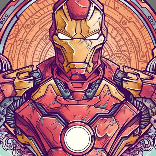 Revitalize your space with this captivating handmade oil painting on canvas, showcasing a stylized portrait of Iron Man that adds a modern twist to the iconic superhero. With intricate detailing and bold colors, this artwork captures the essence of Iron Man's dynamic persona in a unique and artistic way. Ideal for Marvel enthusiasts and fans of contemporary design, this piece adds a vibrant and stylish touch to any room. Immerse yourself in the innovative interpretation of Iron Man with this compelling portrayal, guaranteed to command attention and inspire admiration.