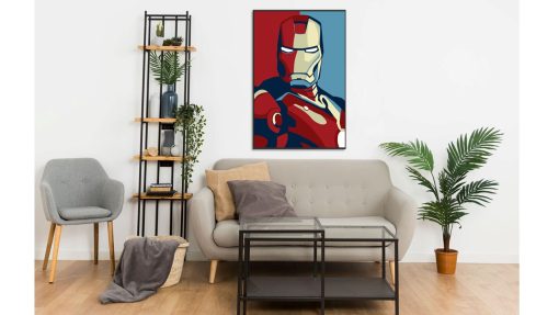Transform your décor with this mesmerizing handmade oil painting on canvas, featuring Iron Man depicted in a vintage-inspired design. With intricate brushwork and retro colors, this artwork captures the essence of the beloved superhero in a timeless style. Ideal for Marvel fans and enthusiasts of nostalgic art, this piece adds a touch of vintage charm to any space. Immerse yourself in the classic allure of Iron Man's character with this evocative portrayal, bound to spark nostalgia and admiration.