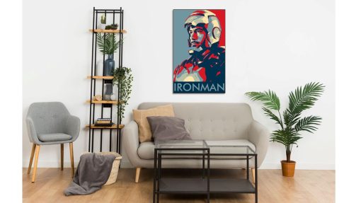 Upgrade your décor with this enchanting handmade oil painting on canvas, featuring the iconic Iron Man, Tony Stark, in a vintage-inspired design. With intricate detailing and retro hues, this artwork encapsulates the essence of the beloved Marvel character in a classic style. Ideal for fans of timeless superheroes and vintage art enthusiasts, this piece adds a nostalgic and charismatic ambiance to any space. Immerse yourself in the enduring charm of Tony Stark's legacy with this evocative portrayal, certain to evoke admiration and nostalgia alike.