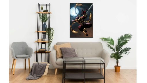 Enhance your décor with this mesmerizing handmade oil painting on canvas, featuring the Iron Spider-Man in a dynamic leap towards the viewer. With intricate detailing and vibrant hues, this artwork captures the essence of the beloved Marvel character in a thrilling and energetic moment. Ideal for fans of Spider-Man and superhero aficionados, this piece adds an exciting and dynamic atmosphere to any space. Immerse yourself in the exhilarating world of superheroes with this stunning portrayal, bound to inspire awe and admiration.