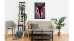 Transform your space with this mesmerizing handmade oil painting on canvas, depicting Magneto harnessing his iron-controlling power to take flight with effortless grace. With intricate detailing and vibrant colors, this artwork captures the sheer power and elegance of the iconic mutant in motion. Ideal for Marvel aficionados and art enthusiasts, this piece adds a dynamic and magnetic allure to any room. Immerse yourself in the exhilarating world of X-Men with this striking portrayal, guaranteed to captivate and inspire awe.
