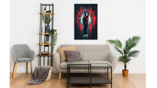Revamp your decor with this striking handmade oil painting on canvas, featuring Spider-Man's fingers forming the triumphant victory sign. With meticulous brushwork and vibrant colors, this artwork encapsulates the spirit of triumph and heroism. Ideal for Marvel enthusiasts and art aficionados, this piece adds a dynamic and uplifting atmosphere to any room. Immerse yourself in the empowering world of Spider-Man with this captivating portrayal, sure to evoke inspiration and admiration.