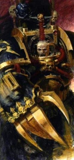 Dive into the dark universe of Warhammer 40k with our handmade oil painting on canvas, showcasing the fearsome Chaos warlord, Abaddon. This captivating artwork brings to life the menacing presence of one of the galaxy's most formidable adversaries. With intricate detail and vibrant colors, immerse yourself in the grim and gritty atmosphere of the 41st millennium. Own a treasured piece of Warhammer history and elevate your decor with this stunning portrait. Embrace the darkness – order now and let the commanding presence of Abaddon Chaos warlord grace your walls.