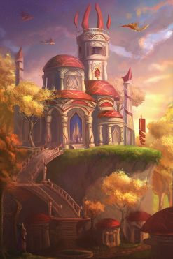 Immerse yourself in the enchanting realm of Azeroth with our handcrafted oil painting on canvas, capturing the breathtaking sunset over Darnassus city. This captivating artwork invites viewers to experience the tranquil beauty and ancient mystique of Warcraft's iconic night elven stronghold. With meticulous attention to detail and vibrant hues, this piece brings the ethereal ambiance of Darnassus to life. Own a cherished piece of gaming history and enrich your decor with this stunning masterpiece. Step into the realm of the Night Elves – order now and let the mesmerizing sunset of Darnassus adorn your walls.