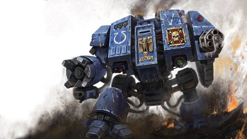 Elevate your collection with our handmade oil painting on canvas, featuring a stunning portrait of a Dreadnought Ultramarine emerging from the depths of war fog. This captivating artwork encapsulates the valor and strength of the Space Marine warrior amidst the haze of battle. With meticulous brushwork and rich tones, this piece adds depth and intrigue to any space. Own a prized piece of Warhammer 40k artistry and enrich your decor with this evocative portrayal. Order now and let the enigmatic atmosphere of the battlefield grace your walls.