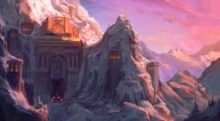 Experience the majestic dawn in Azeroth with our handmade oil painting on canvas, depicting the iconic Ironforge landscape bathed in the warm glow of sunrise. This artwork captures the breathtaking beauty of Warcraft's renowned city, illuminated by the fiery hues of morning light. With meticulous detail, it invites viewers to immerse themselves in the serene ambiance of Ironforge at daybreak. Own a cherished piece of gaming history and elevate your decor with this stunning masterpiece. Step into the realm of the Dwarves – order now and let the captivating Ironforge sunrise landscape grace your walls.