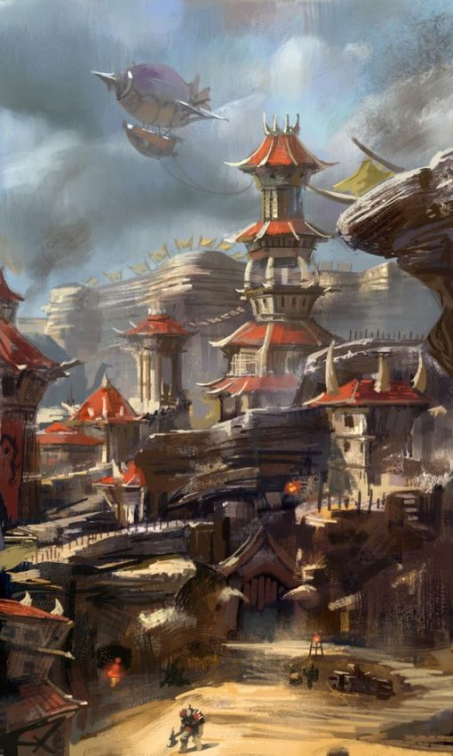 Explore the realm of Azeroth through our exquisite handmade oil painting on canvas, showcasing a stylized rendition of Orgrimmar's breathtaking cityscape. With bold strokes and dynamic design, this unique artwork captures the essence of this iconic Warcraft locale. Perfect for gamers and art enthusiasts seeking a distinct touch, our Orgrimmar cityview painting adds a captivating focal point to any space. Elevate your decor with this one-of-a-kind piece, meticulously crafted to evoke the spirit of adventure and fantasy. Transform your home or office into a haven of gaming nostalgia – order now and make a statement with this stunning homage to Orgrimmar.