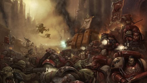 Experience the adrenaline-pumping action of Warhammer 40k with our handmade oil painting on canvas, showcasing Space Marines locked in intense combat with Orks on the battlefield. This captivating artwork brings the epic clash between these iconic factions to life with vibrant colors and meticulous detailing. Own a piece of Warhammer lore and elevate your decor with this dynamic portrayal of intergalactic warfare. Order now and immerse yourself in the thrilling battles of the 41st millennium, making this masterpiece the centerpiece of your collection.