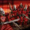 Step into the epic world of Warhammer 40k with our handmade oil painting on canvas, featuring a dynamic group of Eldar Guardian Aeldari Asuryani. This captivating artwork showcases the grace and power of these iconic warriors united in their quest for victory. With intricate detail and vibrant colors, immerse yourself in the rich lore of the 41st millennium. Own a prized piece of Warhammer history and elevate your decor with this dynamic portrayal. Witness the unity of the Aeldari Asuryani – order now and let their noble presence adorn your walls.