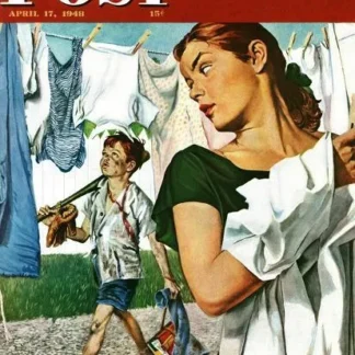 "More Clothes to Clean" Saturday Evening Post Cover