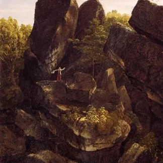 A Rocky Glen (In the Shawangunks)