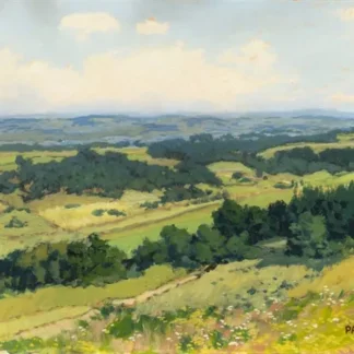 View from the Březinka Near Světlá nad Sázavou