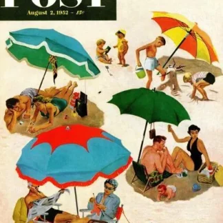 "Couples at the Beach" Saturday Evening Post Cover