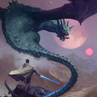 A jedi and a dragon