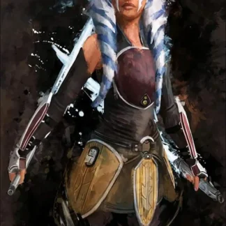 Ahsoka Tano stylized portrait
