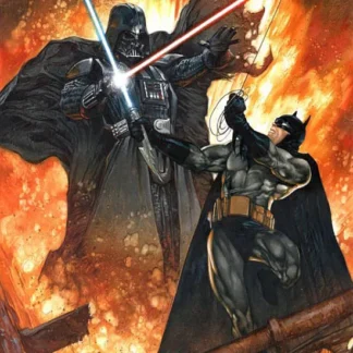 Batman fighting Darth Vader 1