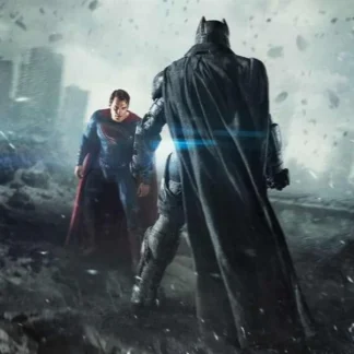 Batman fighting Superman 1