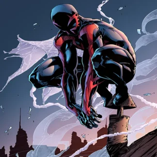 Schwarzer Spider-Man Porträt 3