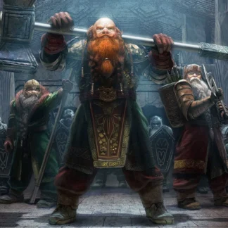 Dwarves Ironbeard in Erebor Lonely Mountain