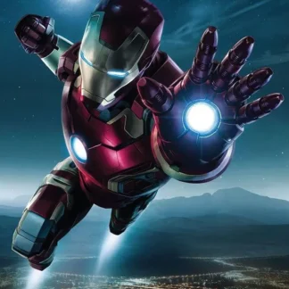 Iron Man flying portrait 2