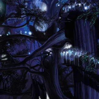 Lothlorien Elven forest landscape 12