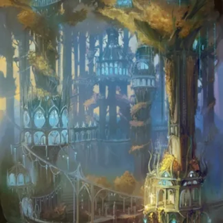 Lothlorien Elven forest landscape 14