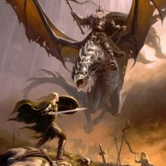 The Witch-King on a fellbeasts VS Éowyn in Pelennor Fields 4