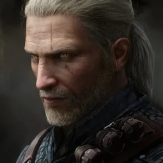 Witcher Geralt Rivia portrait