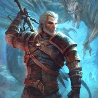 Geralt & Mysterious Creature portait