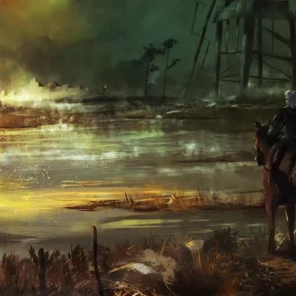 Geralt Rivia fantasy landscape