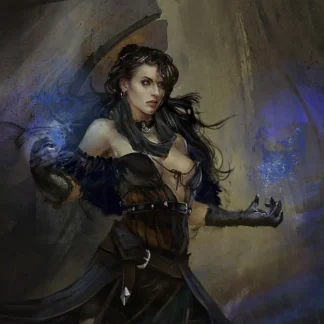 Yennefer Vengerberg magician portrait