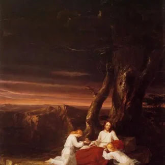 Angels Ministering to Christ in the Wilderness