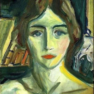 Birgit Prestoe Portrait Study 1924