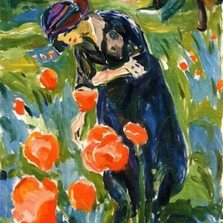 Woman with Poppies