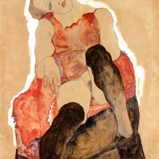 Chica Con Medias Negras - 1911