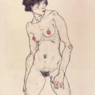 Nu Debout Aux Bas - Naked Girl Upright With Stockings - 1912