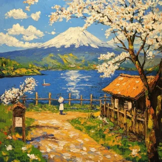 Fuji Cherry Blossom Serenity