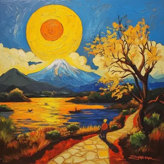 Fuji Sunset Glow