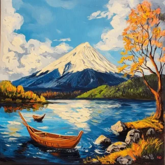 Majestic Fuji Landscape with Serene Waters