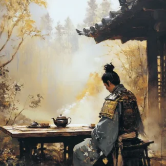 Noble Samurai Warrior Contemplation