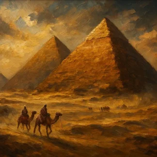 Pyramids of Giza Timeless Desert Wonder