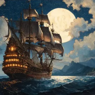 The Moonlit Galleon